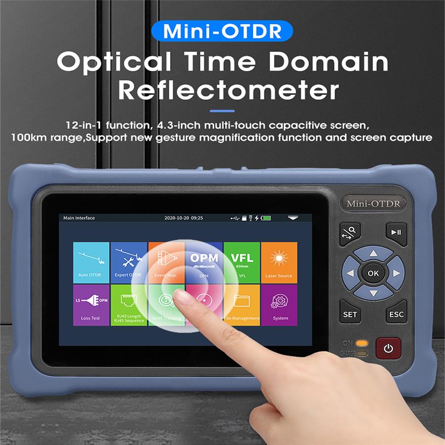 4.3 Inch Touch Screen MINI OTD - Optical Time Domain Reflectometer Otdr 1310 1550Nm review and price