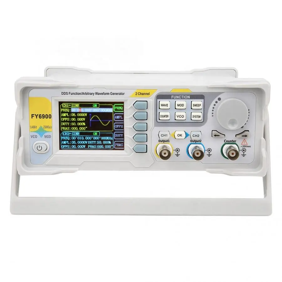NEW FY6900 Dual Channel DDS Fu - Dual Channel Arbitrary Waveform Function Generator 60Mhz review and price