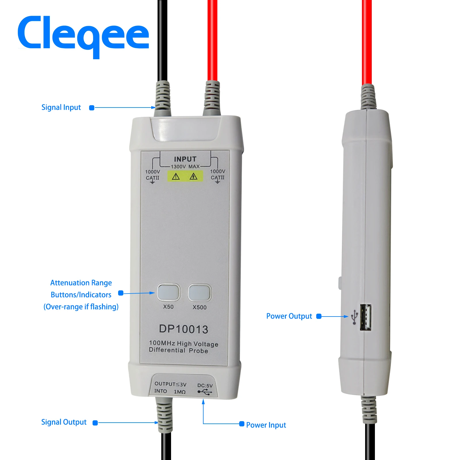 Cleqee 1300V 100MHz High Volta - High Voltage Differential Probe 100Mhz 1300V review and price