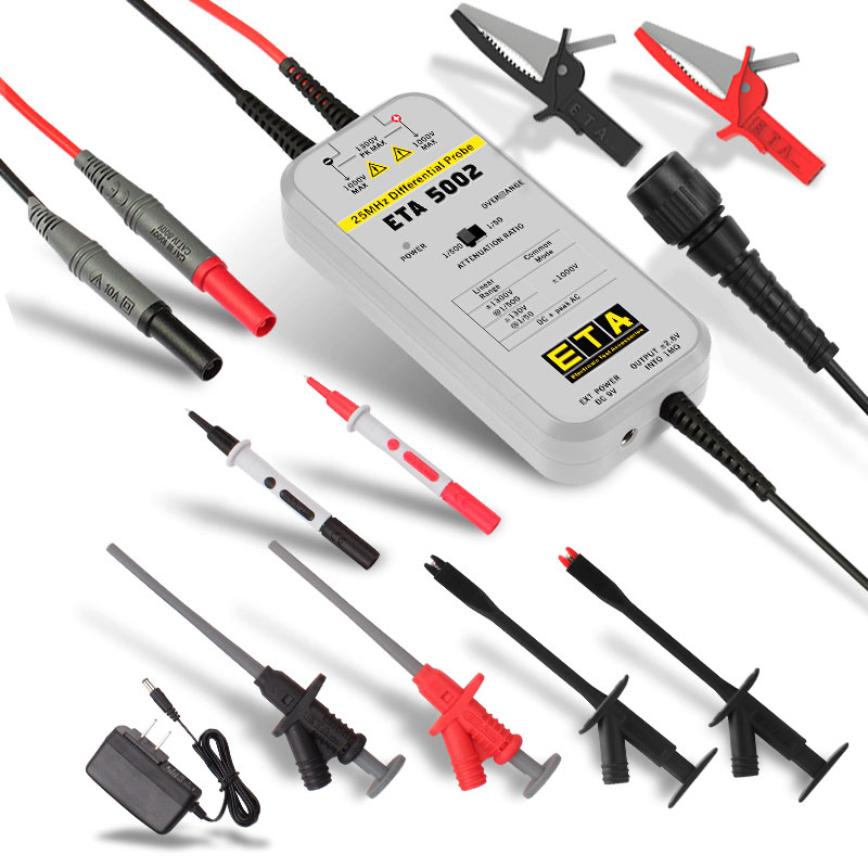 Miyee ETA5002/ETA5010/ETA5026  - High Voltage Differential Probe 100Mhz 1300V review and price
