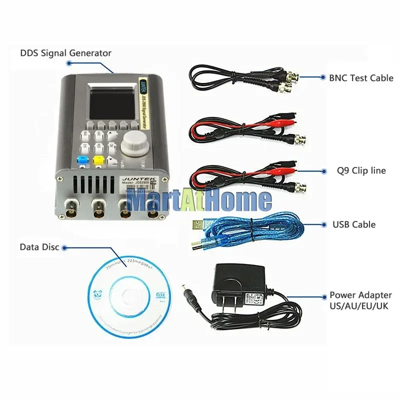 Digital Dual-channel DDS Signa - Dual Channel Arbitrary Waveform Function Generator 60Mhz review and price