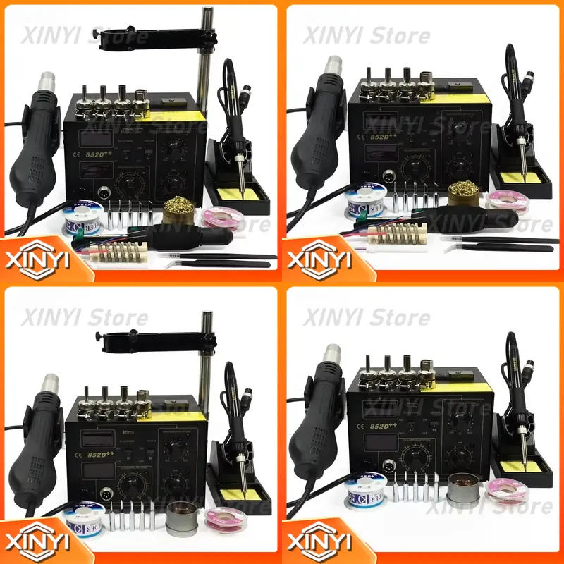 SAIKE 852D++ 2 in 1 SMD Rework - Smd Rework Station Hot Air Soldering 2 In 1 review and price