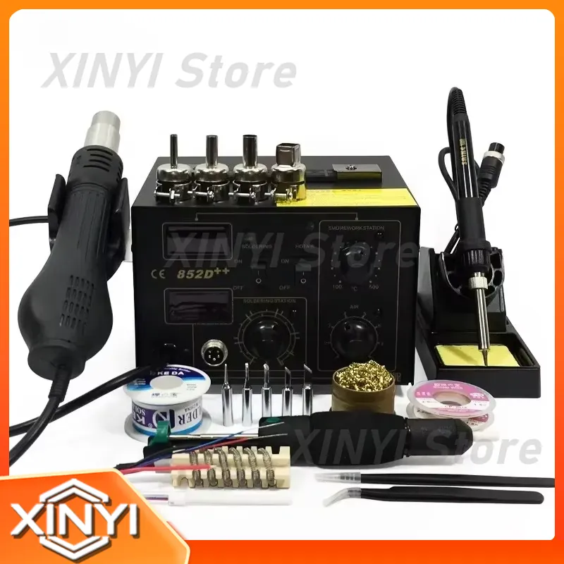 SAIKE 852D++ 2 in 1 SMD Rework - Smd Rework Station Hot Air Soldering 2 In 1 review and price