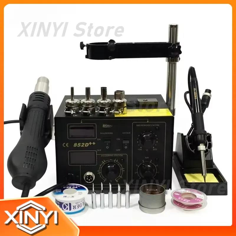 SAIKE 852D++ 2 in 1 SMD Rework - Smd Rework Station Hot Air Soldering 2 In 1 review and price