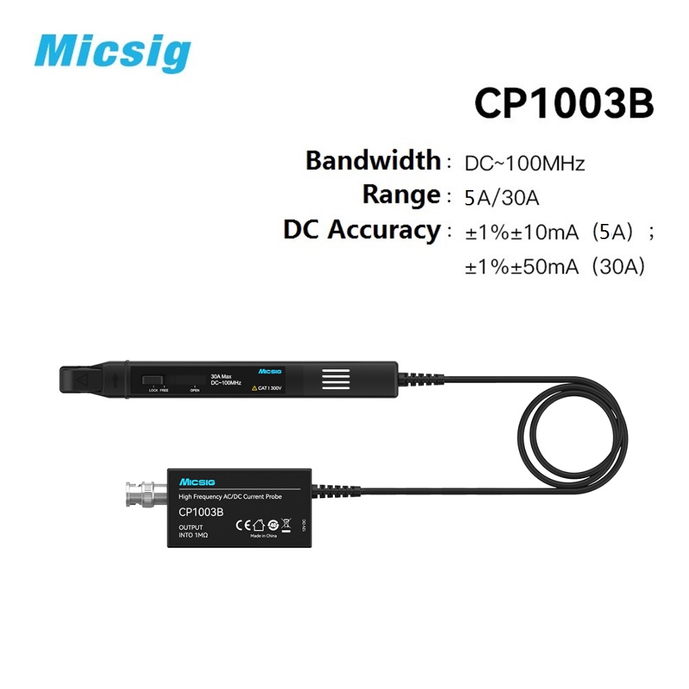 Micsig High Frequency CP1003B  - Current Probe Ac Dc 50Mhz Oscilloscope review and price