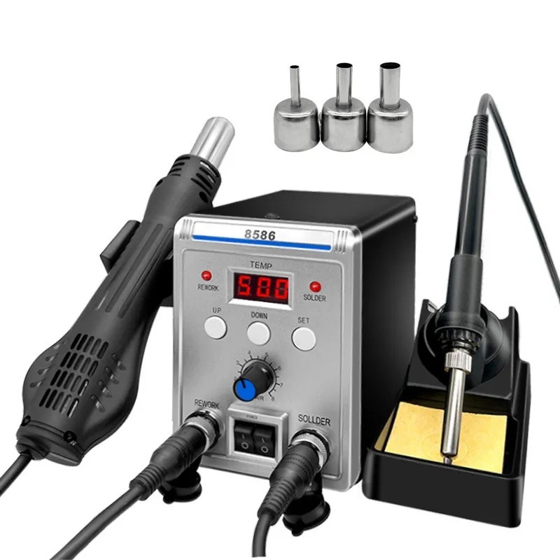 8586 2 in 1 Soldering Rework S - Smd Rework Station Hot Air Soldering 2 In 1 review and price